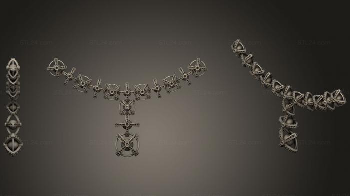 Jewelry (Necklaces 3, JVLR_0864) 3D models for cnc